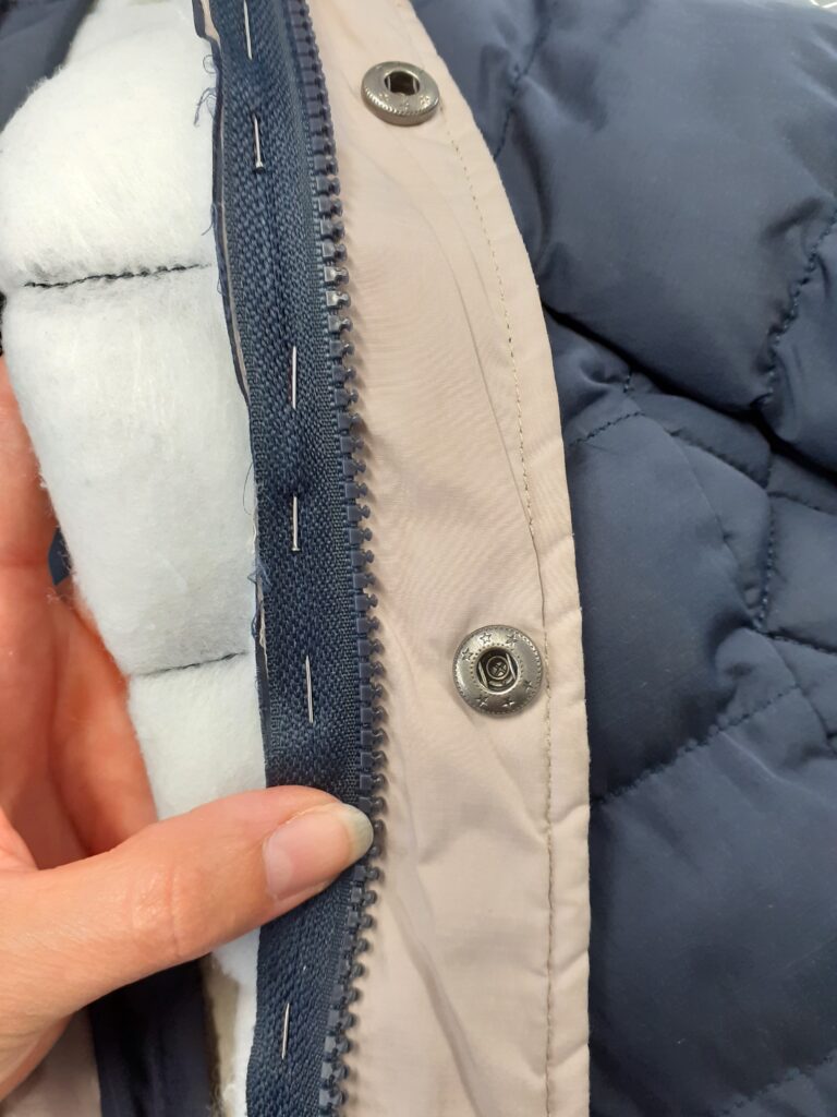 réparation fermeture éclair